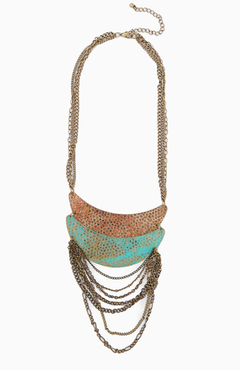 Patina Tribal Necklace Slide 1