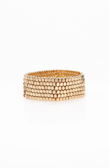 Gold Bead Bracelet Slide 1