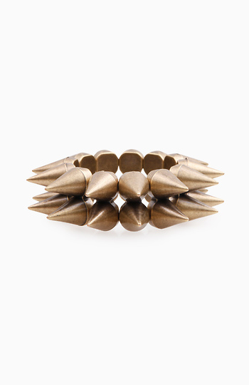 Double Spike Bracelet Slide 1