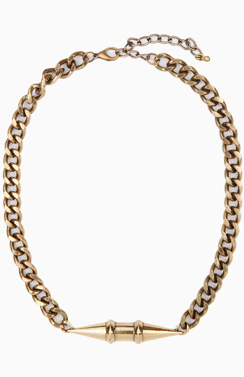 Double Edged Spike Necklace Slide 1