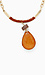 Earthy Stone Drop Necklace Thumb 3