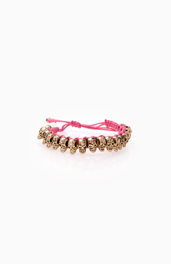 Pretty Skull Friendship Bracelet Slide 1