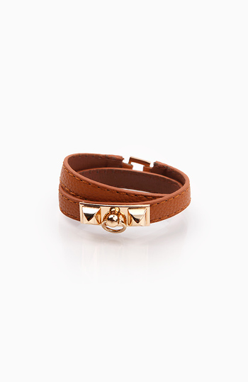 Stud Plate Wrap Bracelet Slide 1