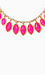 Leaf and Stone Dangle Necklace Thumb 3