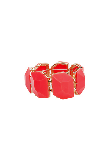Coral Stone Bracelet Slide 1