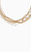 Multi Gold Chain and Crystals Necklace Thumb 3