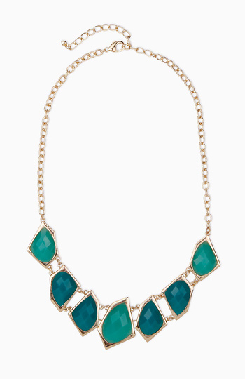 Fragments of Teal Necklace Slide 1
