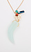 Mint Horn Charm Necklace Thumb 3