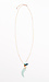 Mint Horn Charm Necklace Thumb 1