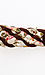 Floral and Leather Braided Belt Thumb 2
