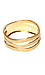 Gold Wave Cuff Bangle Thumb 2