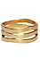 Gold Wave Cuff Bangle Thumb 1