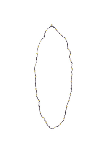 String Bead Necklace Slide 1