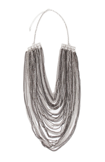 Multi-Hued Chain Necklace Slide 1