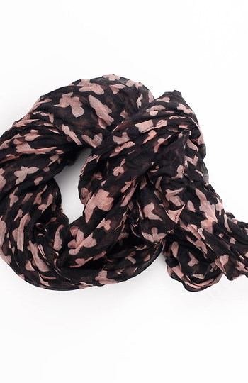 Lightweight Butterfly Print Scarf Slide 1
