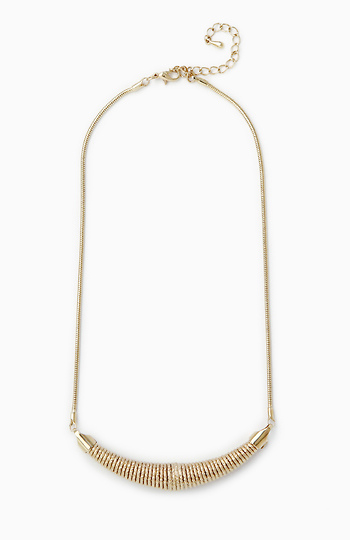 Thimble Spiral Necklace Slide 1