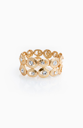 Abstract Circle Stretch Bracelet Slide 1