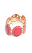 Coral Stone Stretch Bracelet Thumb 2