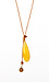 Yellow Stone Pendant Necklace Thumb 3