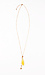 Yellow Stone Pendant Necklace Thumb 1