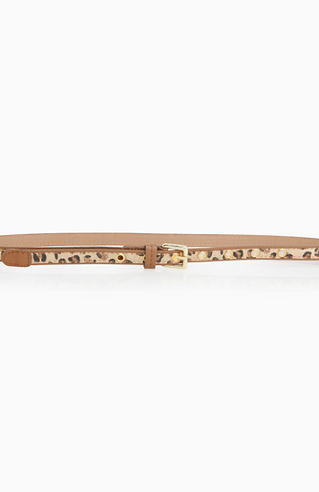 Leopard Shimmer Belt Slide 1