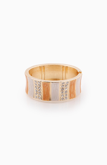 Jeweled Bamboo Cuff Slide 1