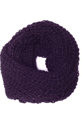 Loose Knit Infinity Scarf Slide 1