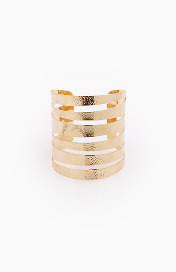 Hammered Spiral Cuff Slide 1