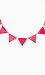 Pink Triangle Chain Necklace Thumb 3
