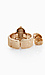 Armored Stud Cuff with Ring Extension Thumb 2