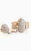 Armored Stud Cuff with Ring Extension Thumb 1