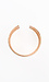 Gold Textured Pattern Cuff Bangle Thumb 3