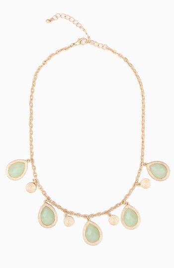 Mint Grecian Necklace Slide 1