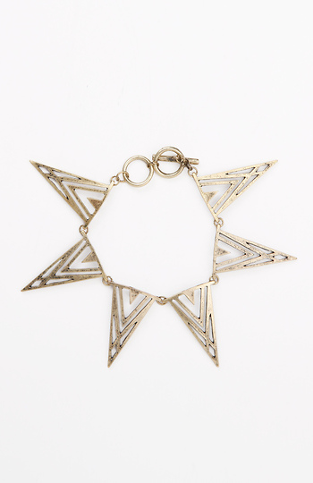 Aztec Pointy Charm Bracelet Slide 1