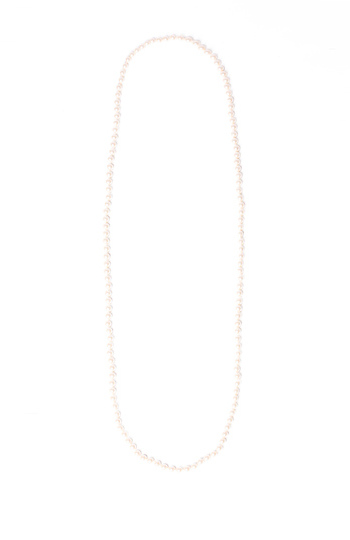 Long Pearl Rope Necklace Slide 1