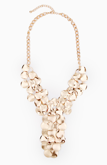 Fish Scale Bib Necklace Slide 1