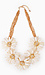 Pearl Flower Statement Necklace Thumb 1
