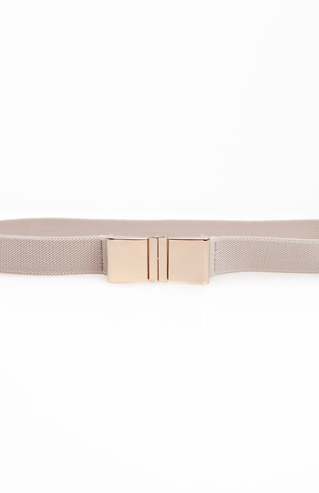 Elastic Gold Buckle Belt Slide 1