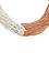 Two Tone Tie Chain Necklace Thumb 3