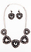 Statement Faux Diamond Necklace & Earrings Set Thumb 1