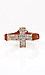 Cubic Cross Leather Bracelet Thumb 1