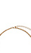 3-Tonal Overlap Curved Pendant Necklace Thumb 2