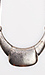 Battered Gun Metal Plaque Necklace Thumb 3