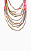 Bamboo String Draped Necklace Thumb 3