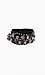 Clustered Cubic Leatherette Bracelet Thumb 1