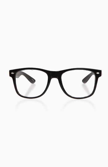Black Rim Glasses Slide 1