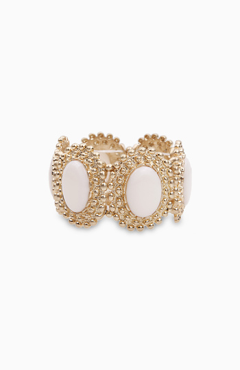 White Stone Cuff Slide 1