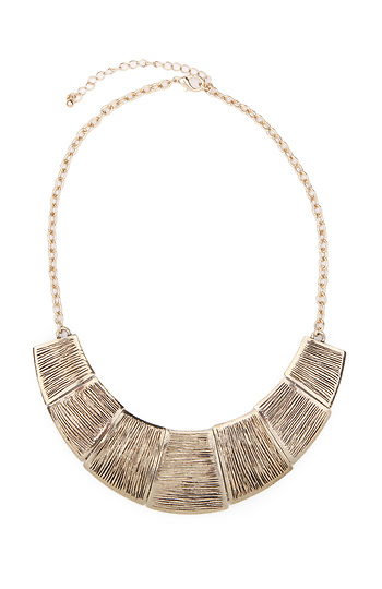 Striated Collar Necklace Slide 1