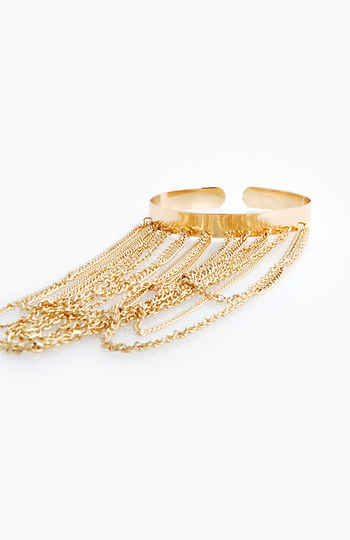 Draped Link Arm Cuff Slide 1