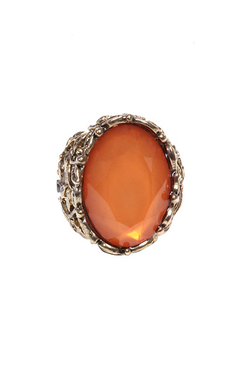 Art Deco Oval Ring Slide 1